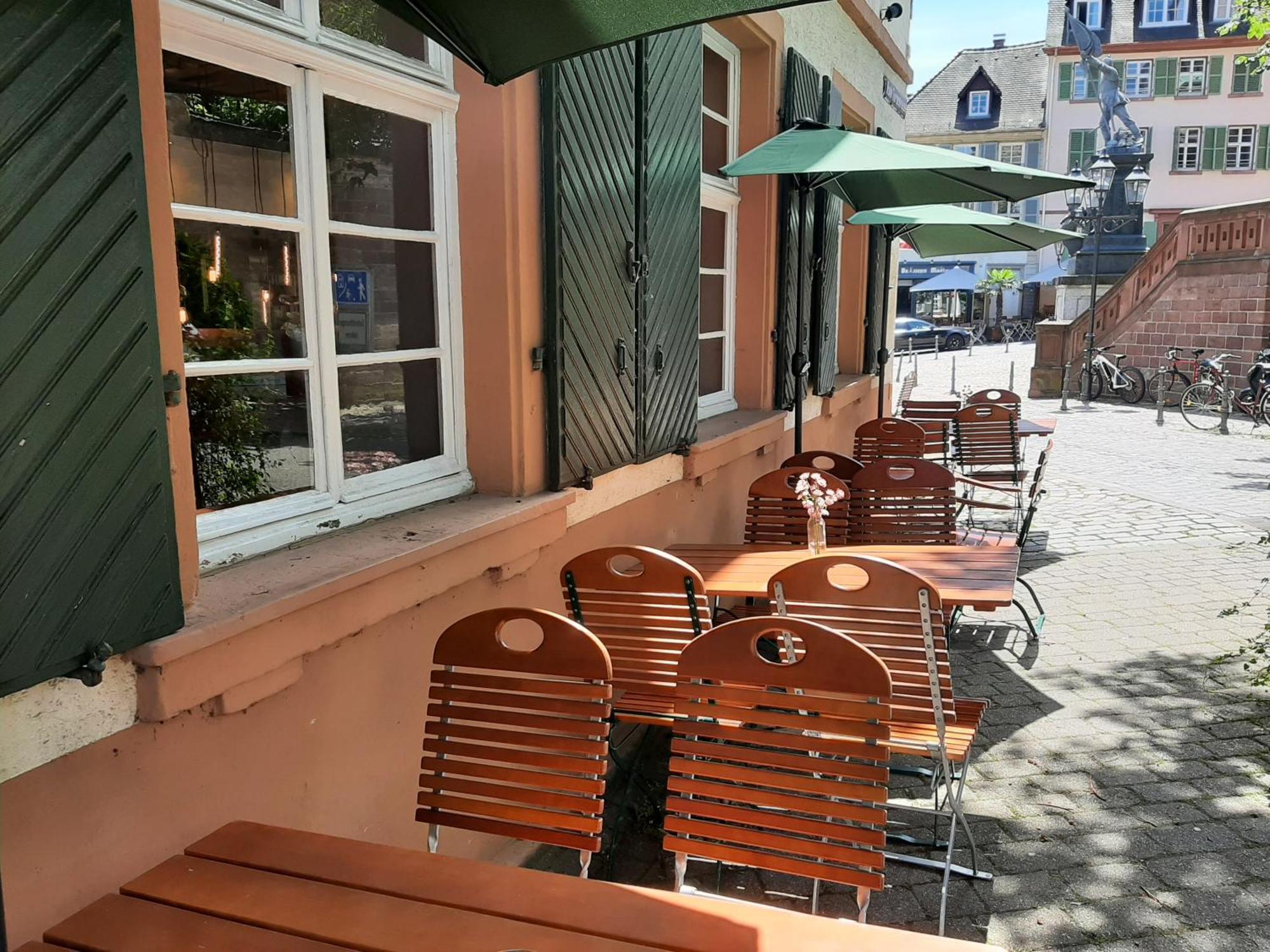 Historischer Adelshof Am Marktplatz, Atelier 70 M² ヴァインハイム エクステリア 写真