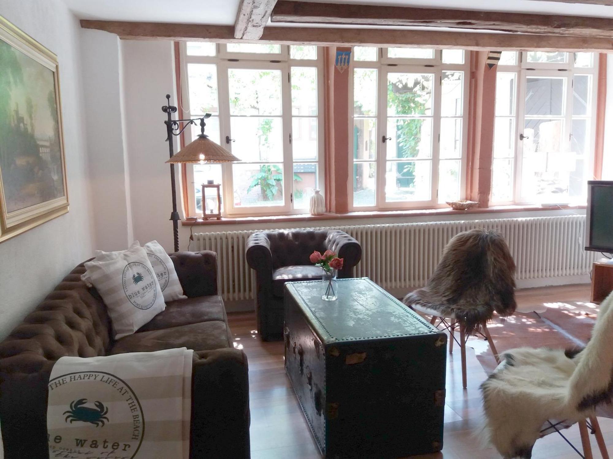 Historischer Adelshof Am Marktplatz, Atelier 70 M² ヴァインハイム エクステリア 写真