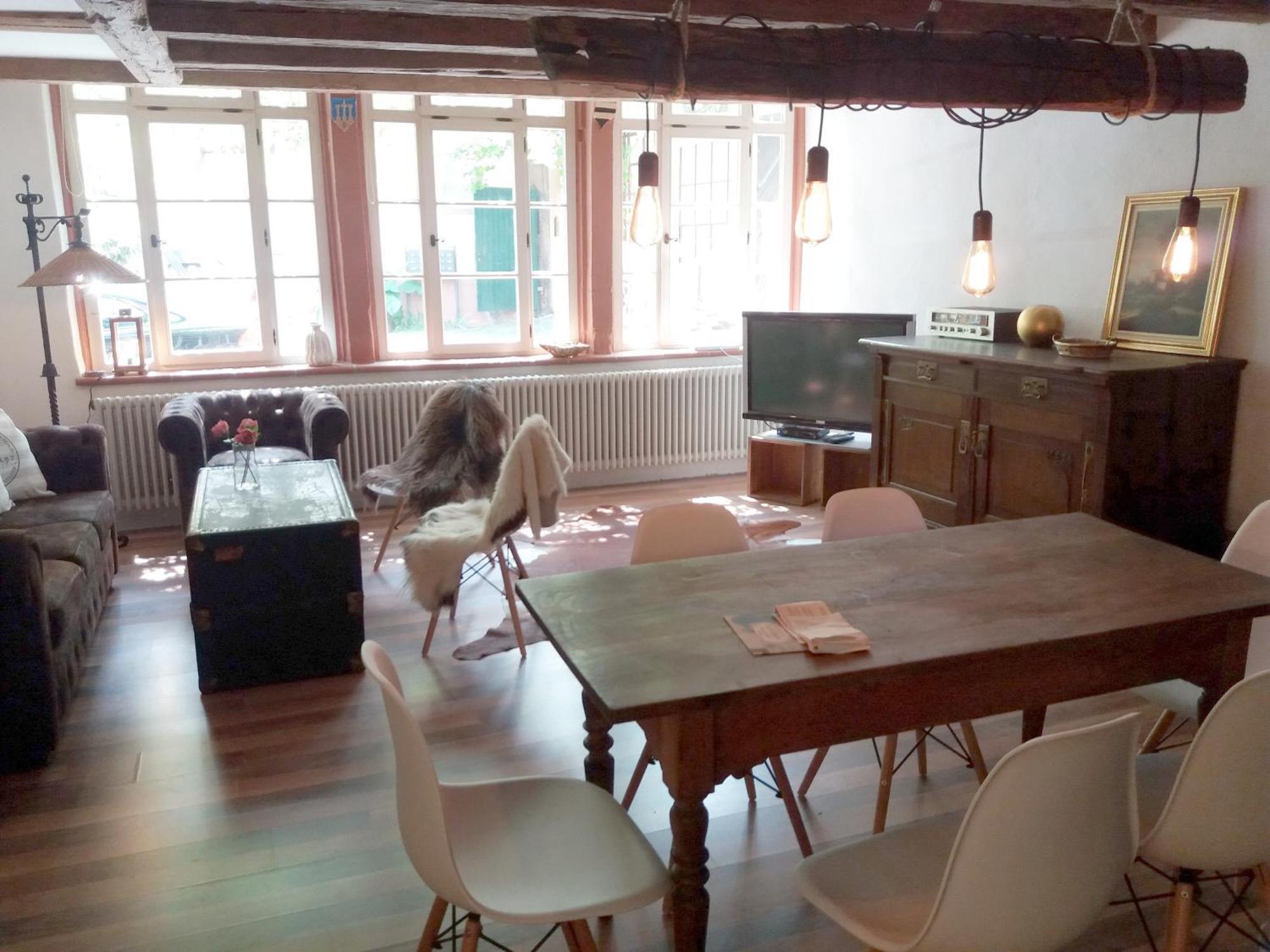 Historischer Adelshof Am Marktplatz, Atelier 70 M² ヴァインハイム エクステリア 写真