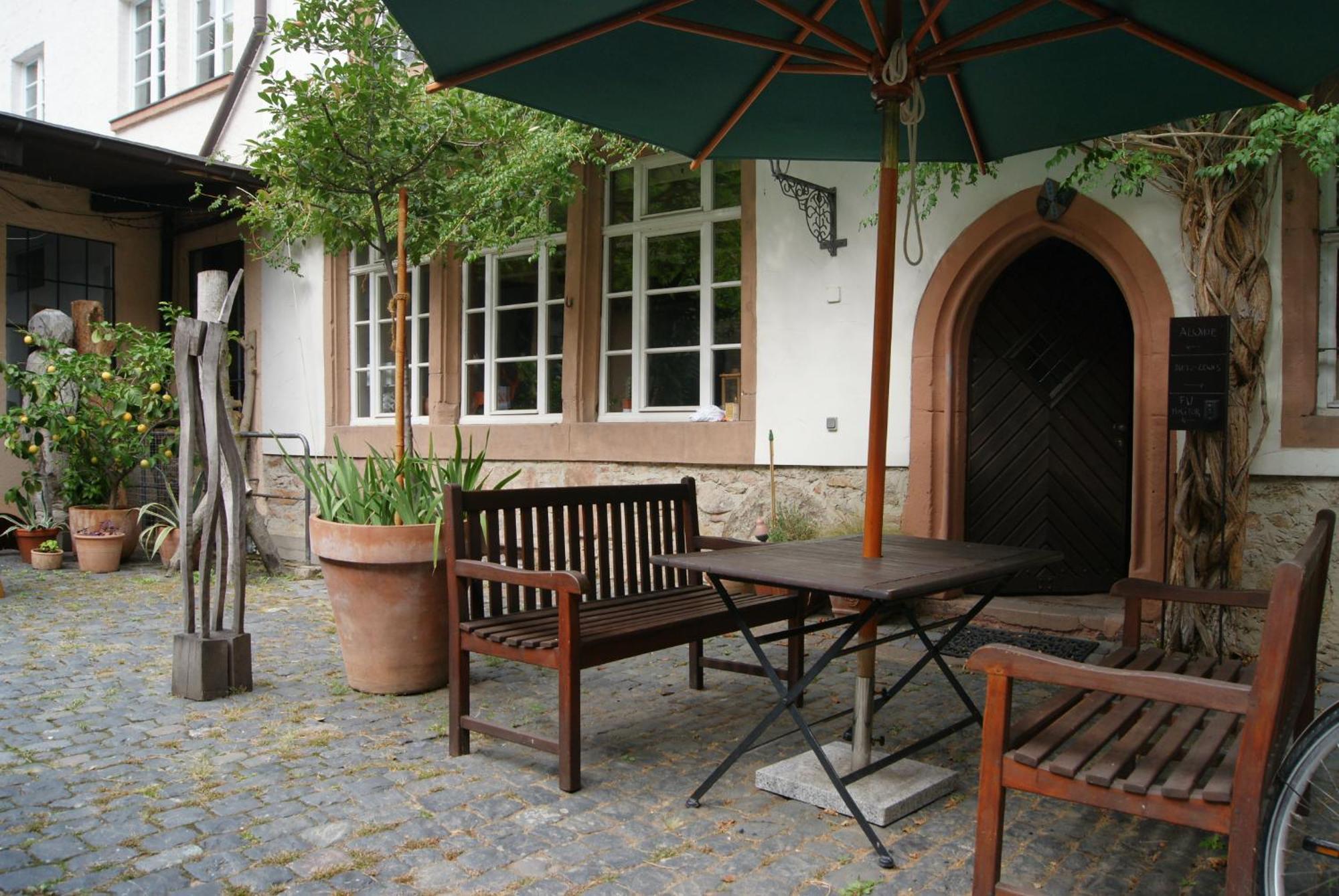 Historischer Adelshof Am Marktplatz, Atelier 70 M² ヴァインハイム エクステリア 写真
